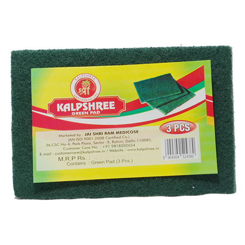 Green Scrubber Pad